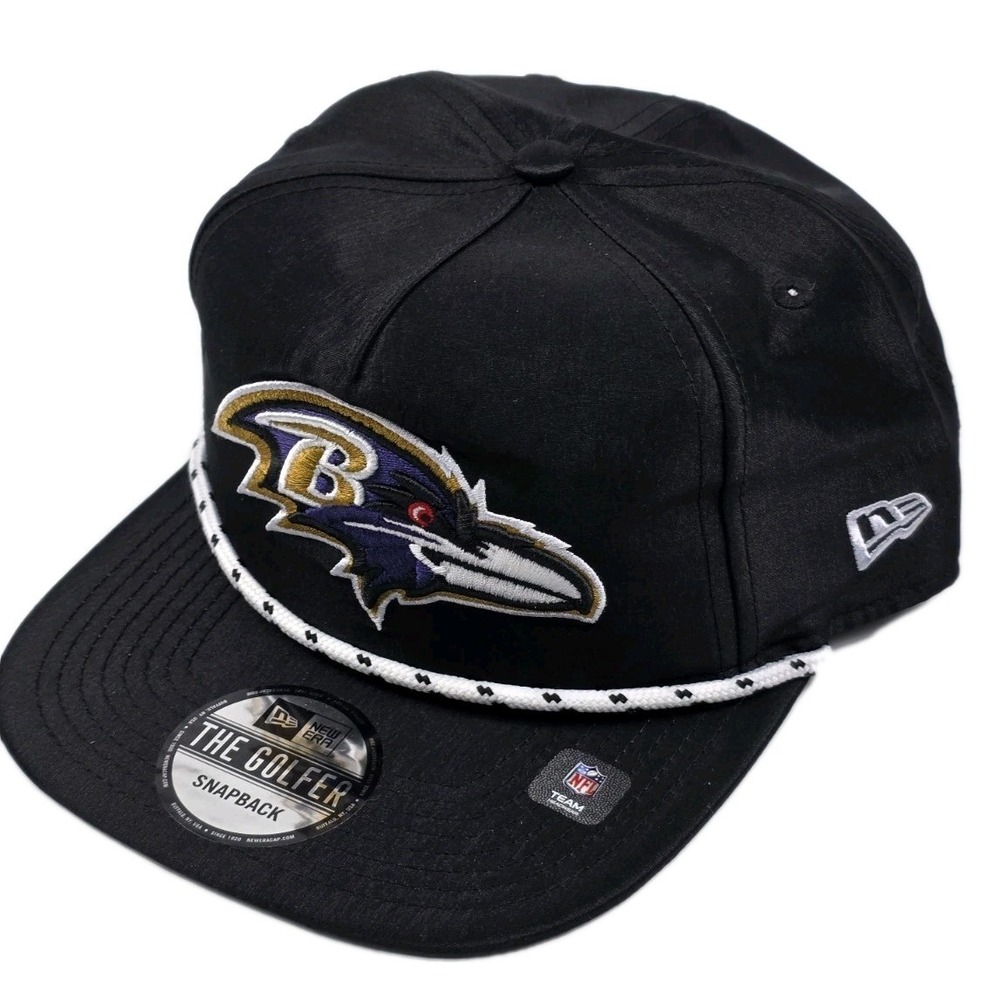 New Era 9Fifty Baltimore Ravens‎ Rope Golfer Hat Black